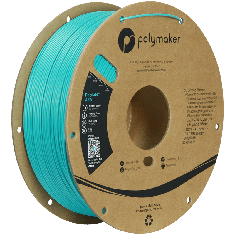 PolyLite ASA Filament Camgöbeği – UV Dayanımlı 3D Baskı
