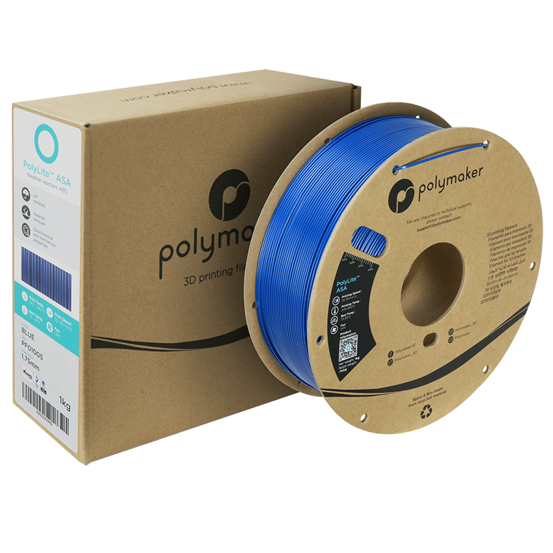 PolyLite ASA Filament Mavi – UV Dayanımlı 3D Baskı