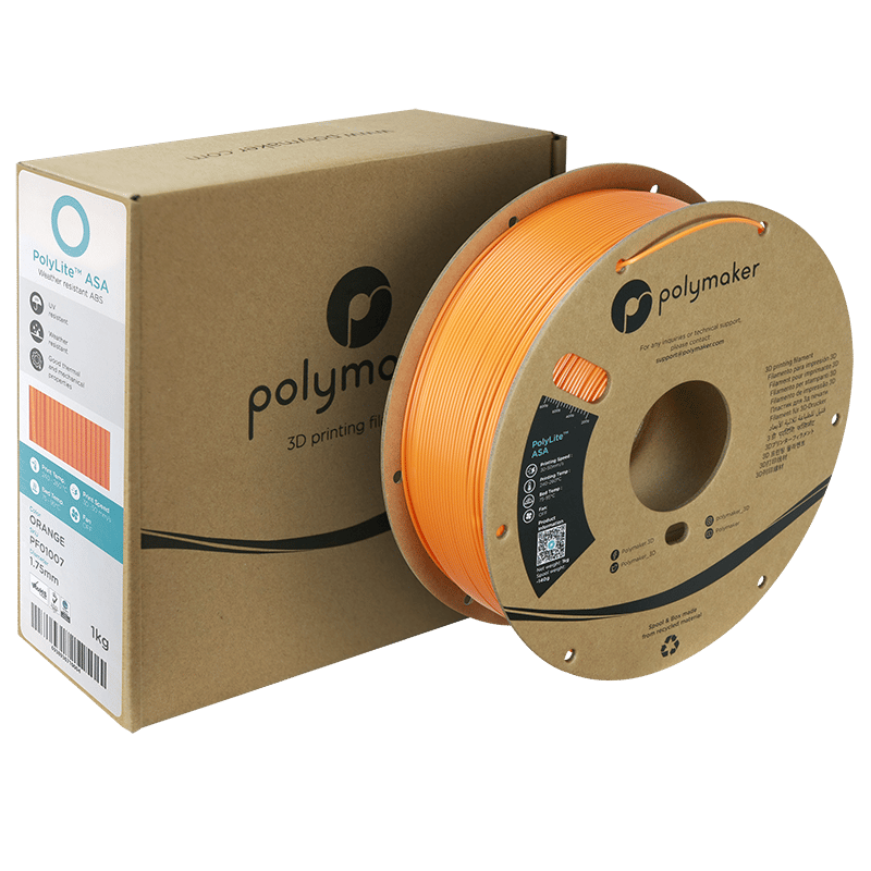 PolyLite ASA Filament Turuncu – UV Dayanımlı 3D Baskı