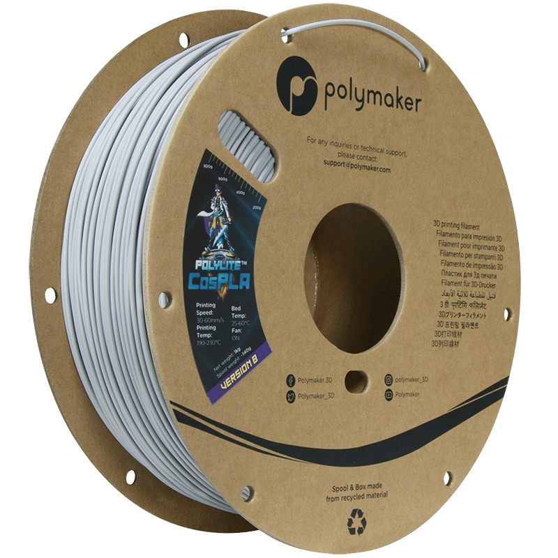 PolyLite CosPLA Filament Versiyon B 1.75mm 1kg | Cosplay İçin Dayanıklı PLA Filament