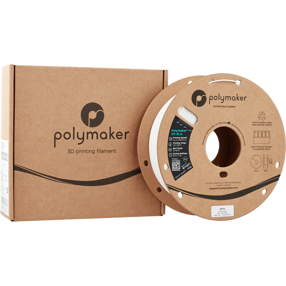 Polymaker HT-PLA Filament Beyaz