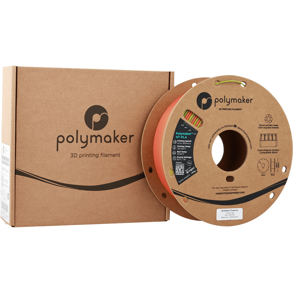 Polymaker HT-PLA Filament Gradient Tropikal