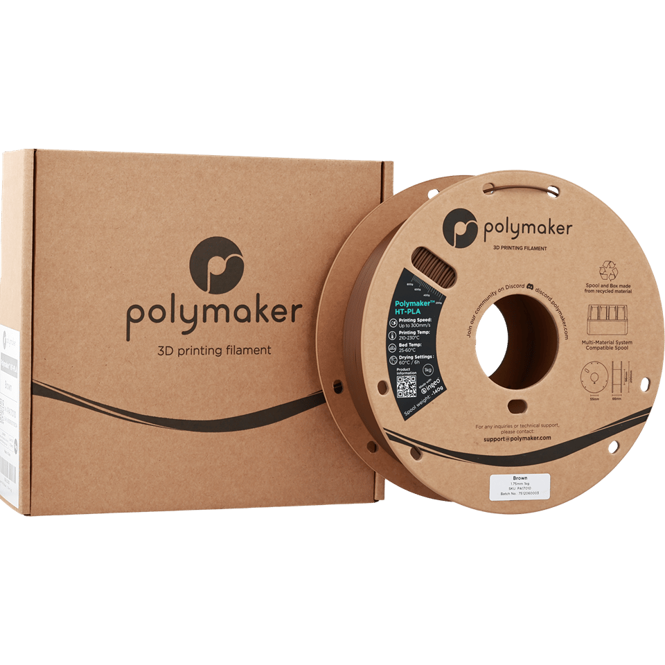 Polymaker HT-PLA Filament Kahverengi