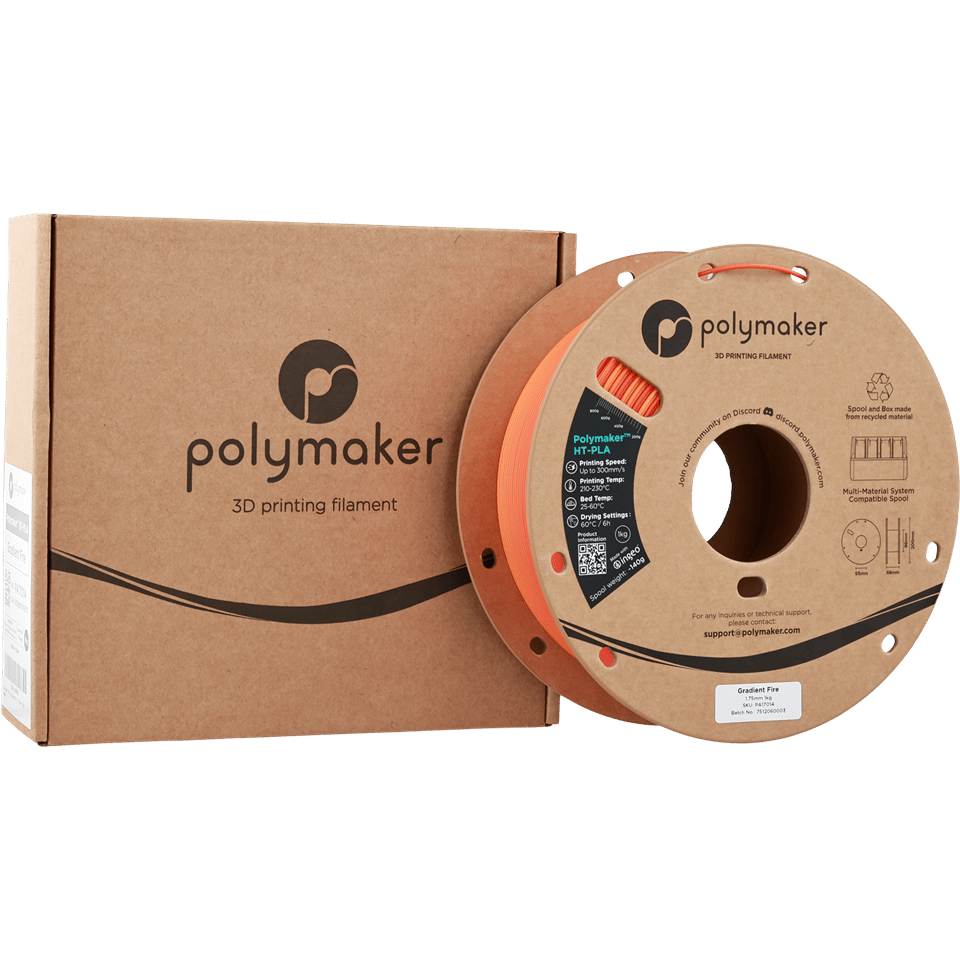 Polymaker HT-PLA Gradient Filament Ateş