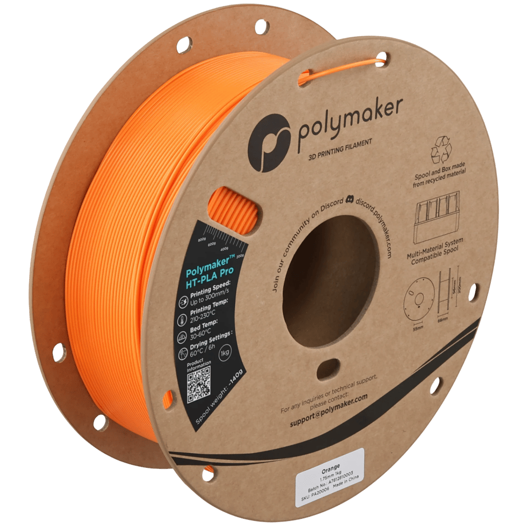 Polymaker HT-PLA Pro Filament Turuncu - 1 kg 1.75mm