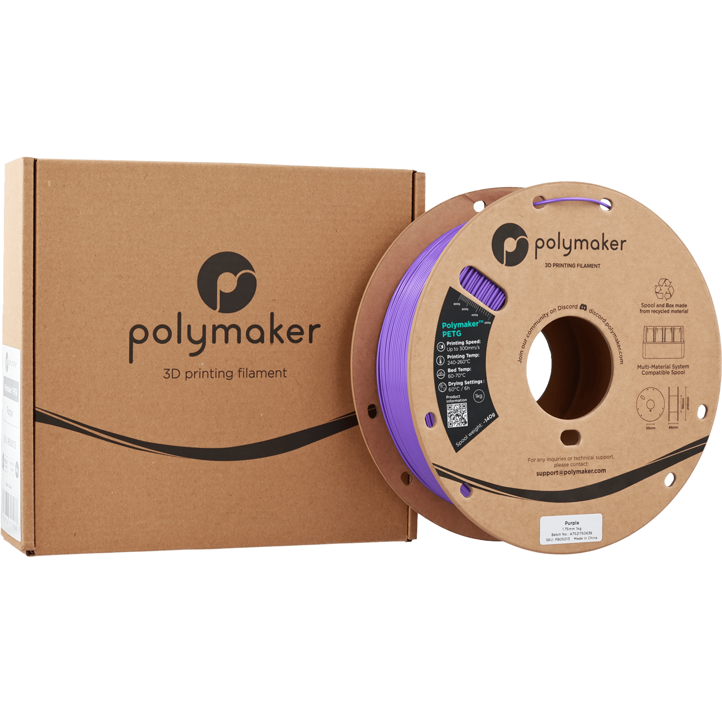 Polymaker PETG Filament Mor