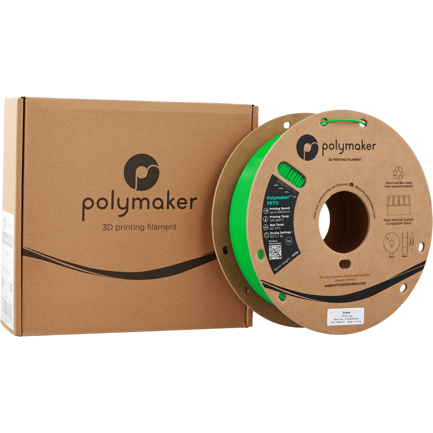 Polymaker PETG Filament Yeşil