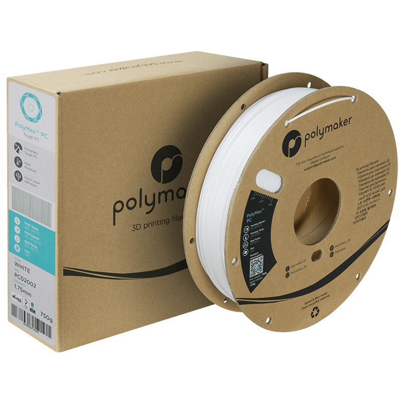 PolyMax Sert PC Filament Beyaz – Yüksek Dayanıklılık