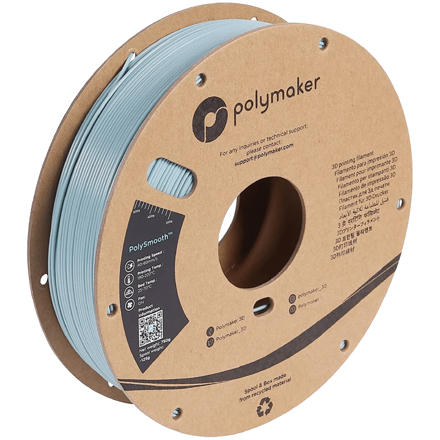 PolySmooth Filament Arduvaz Gri