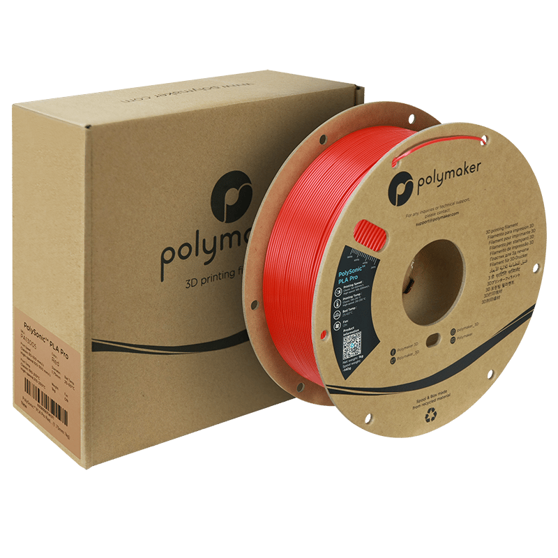 PolySonic PLA Pro Yüksek Hızlı Kırmızı Filament