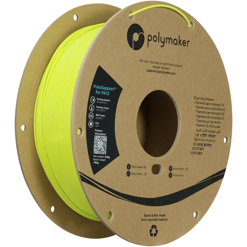 PolySupport for PA12 - Çim Yeşili Destek Filamenti (PW01001)