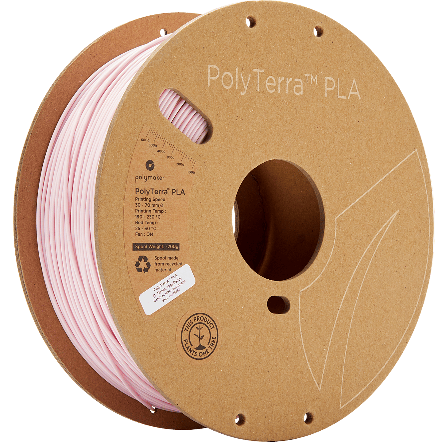 PolyTerra PLA Filament Şeker - 1 kg 1.75mm