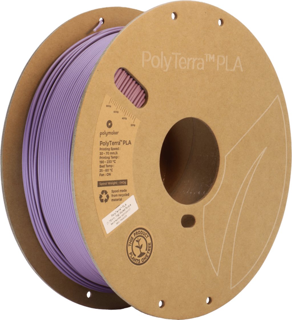 PolyTerra PLA Filament Yumuşak Mor - 1 kg 1.75mm