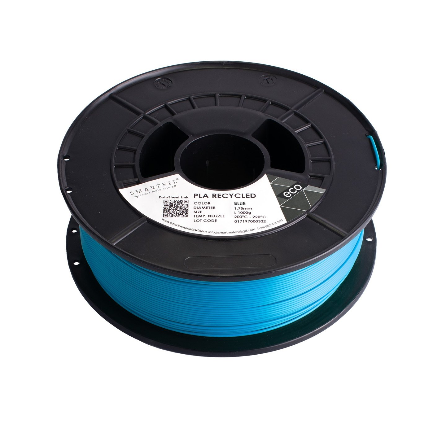 Smartfil PLA Recycled Filament Mavi - 1 kg 1.75mm