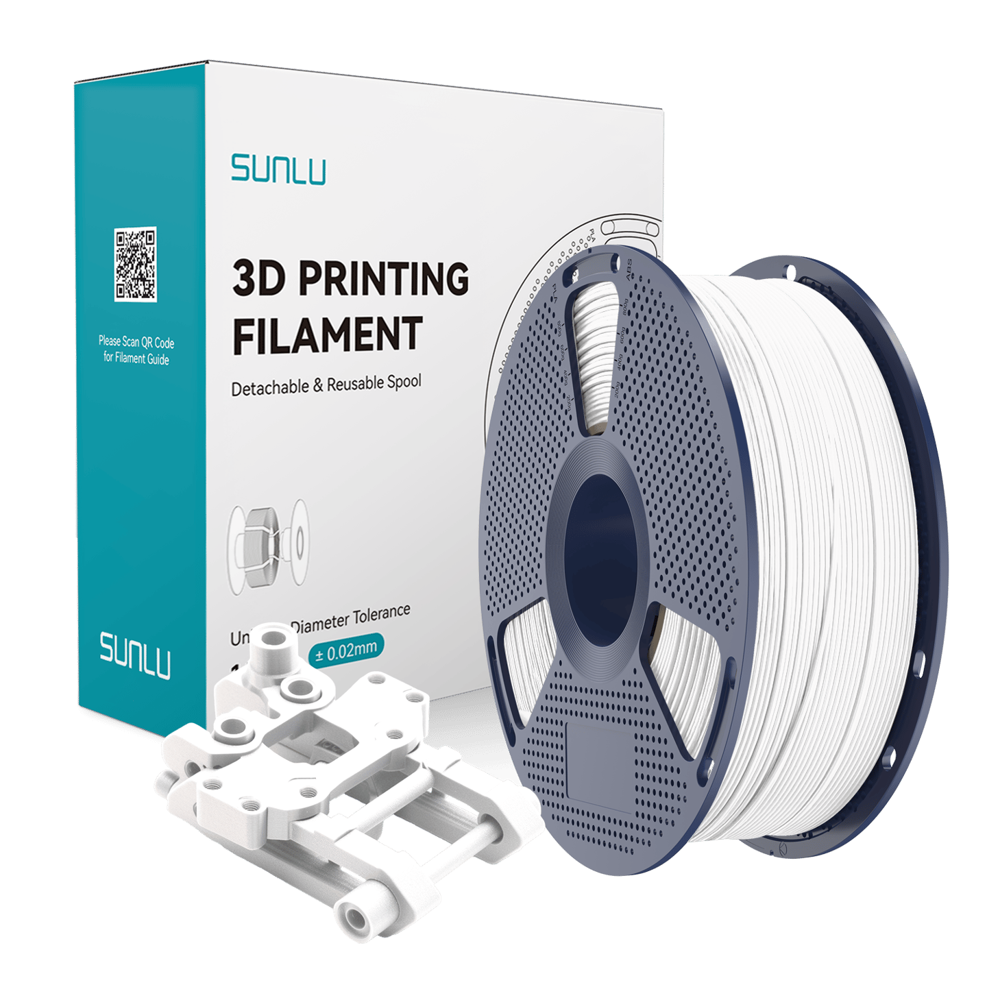 Sunlu ABS Filament Beyaz - 1 kg 1.75mm
