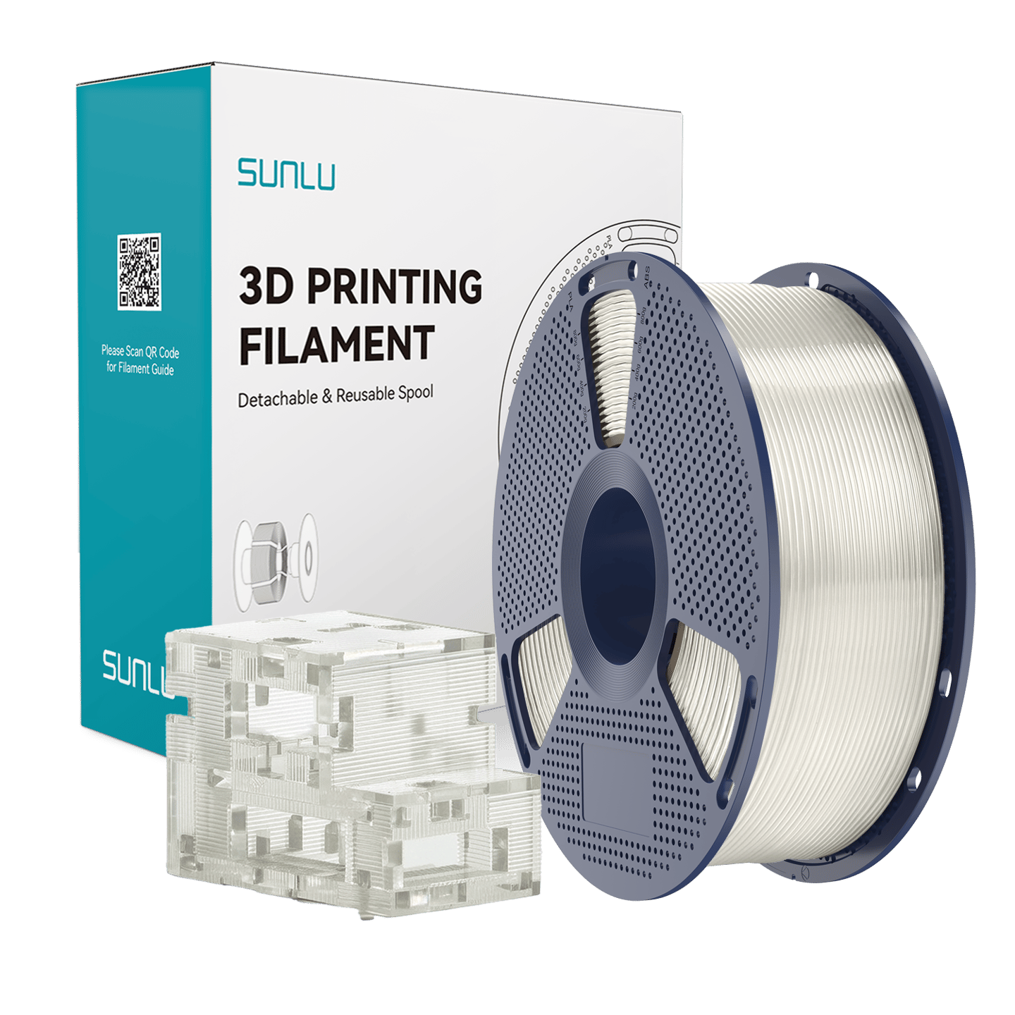 Sunlu ABS Filament Şeffaf - 1 kg 1.75mm