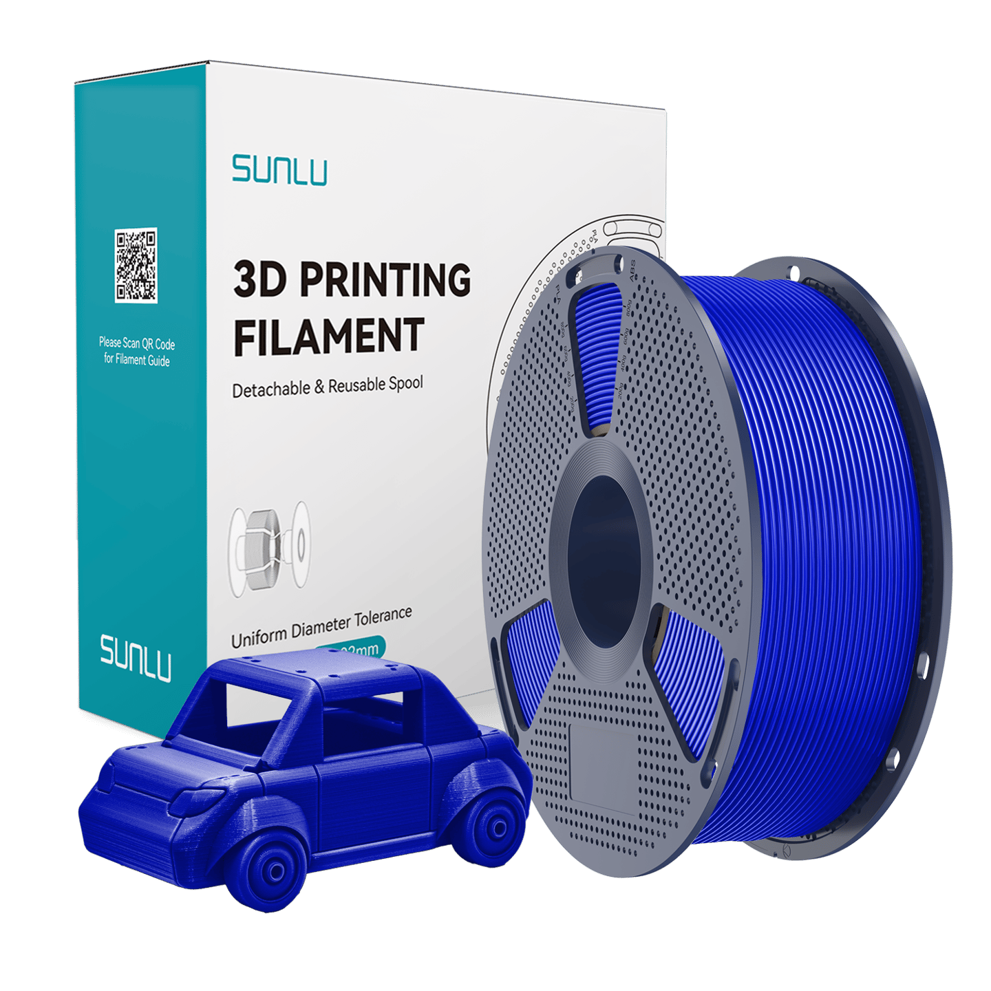 Sunlu PETG Filament Klein Mavisi – 1kg 1.75mm
