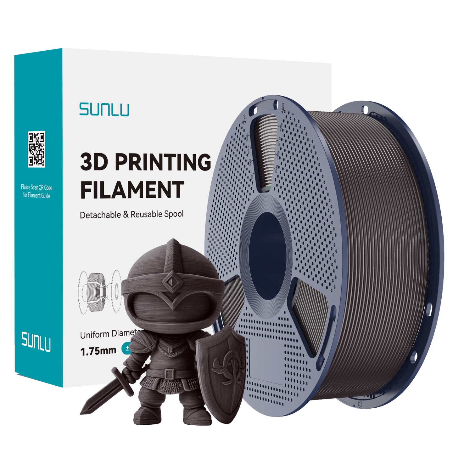 Sunlu PLA+ 2.0 Filament Kavrulmuş Kestane - 1kg 1.75mm