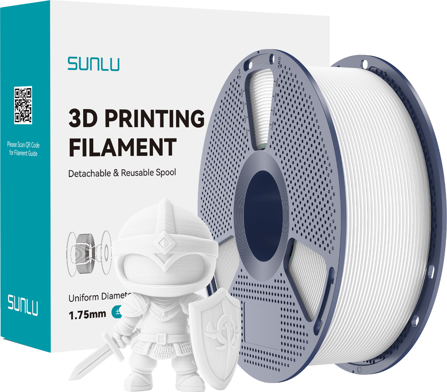Sunlu PLA Filament Beyaz