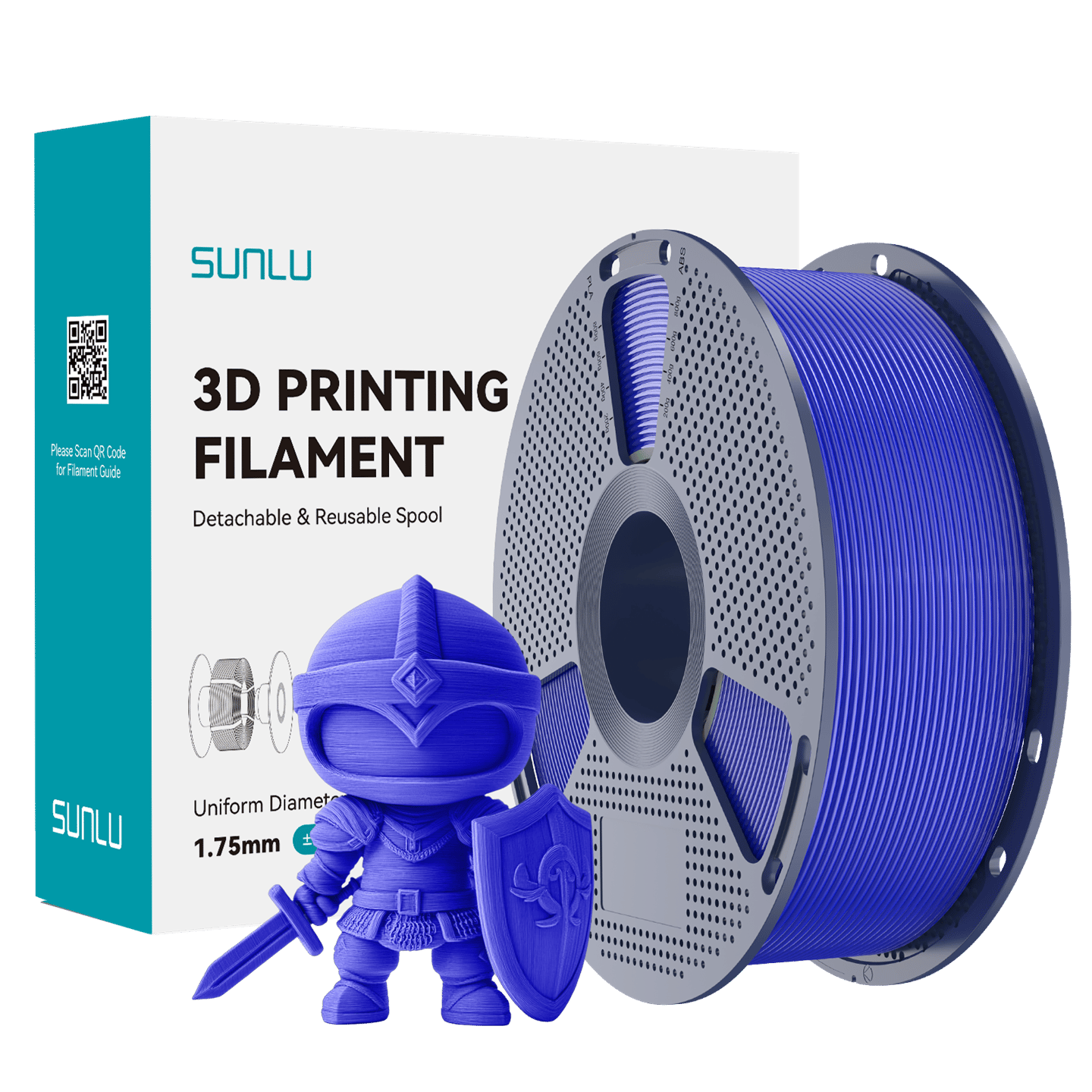 Sunlu PLA Filament Klein Mavisi