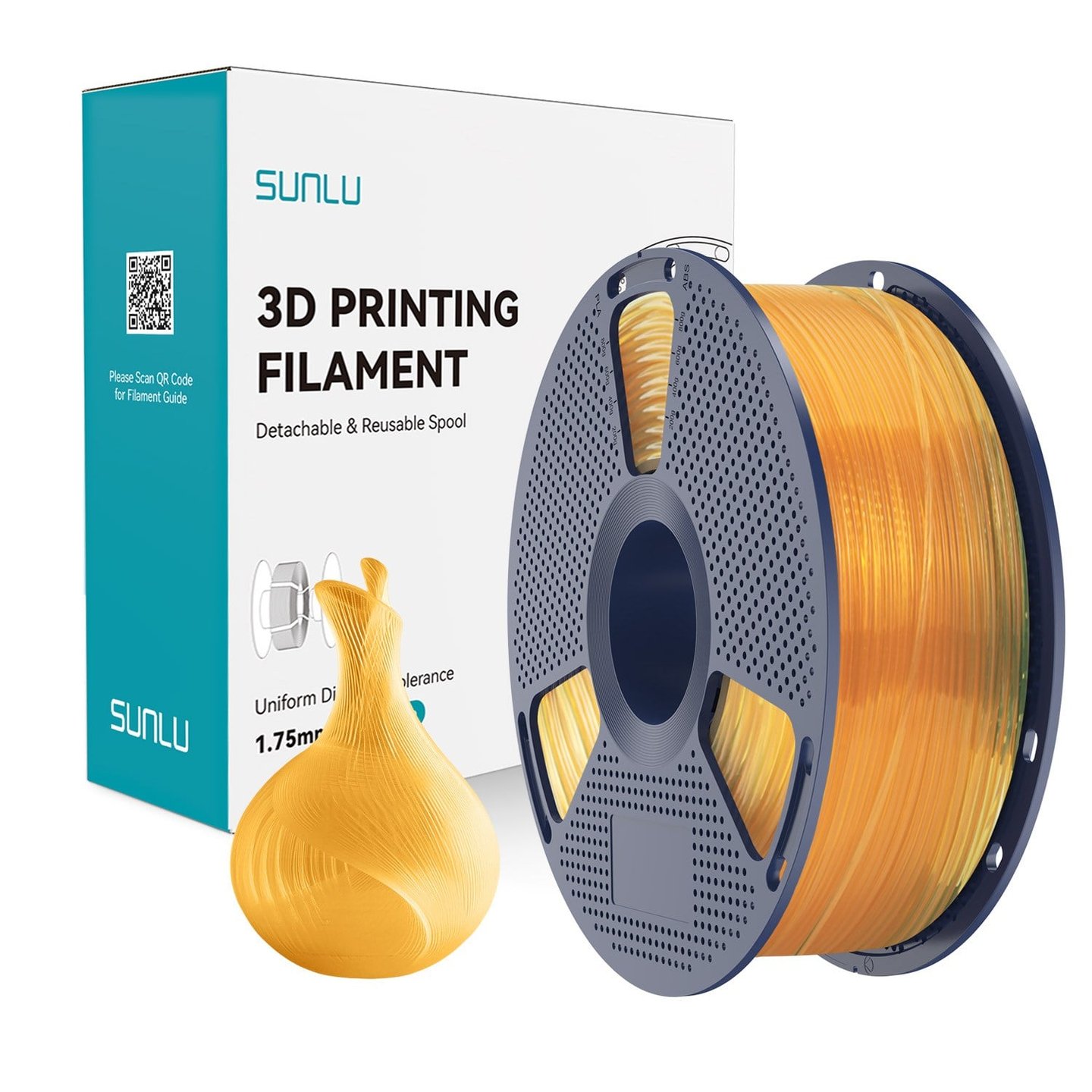 Sunlu PLA Şeffaf Portakal Suyu - 1 kg 1.75mm