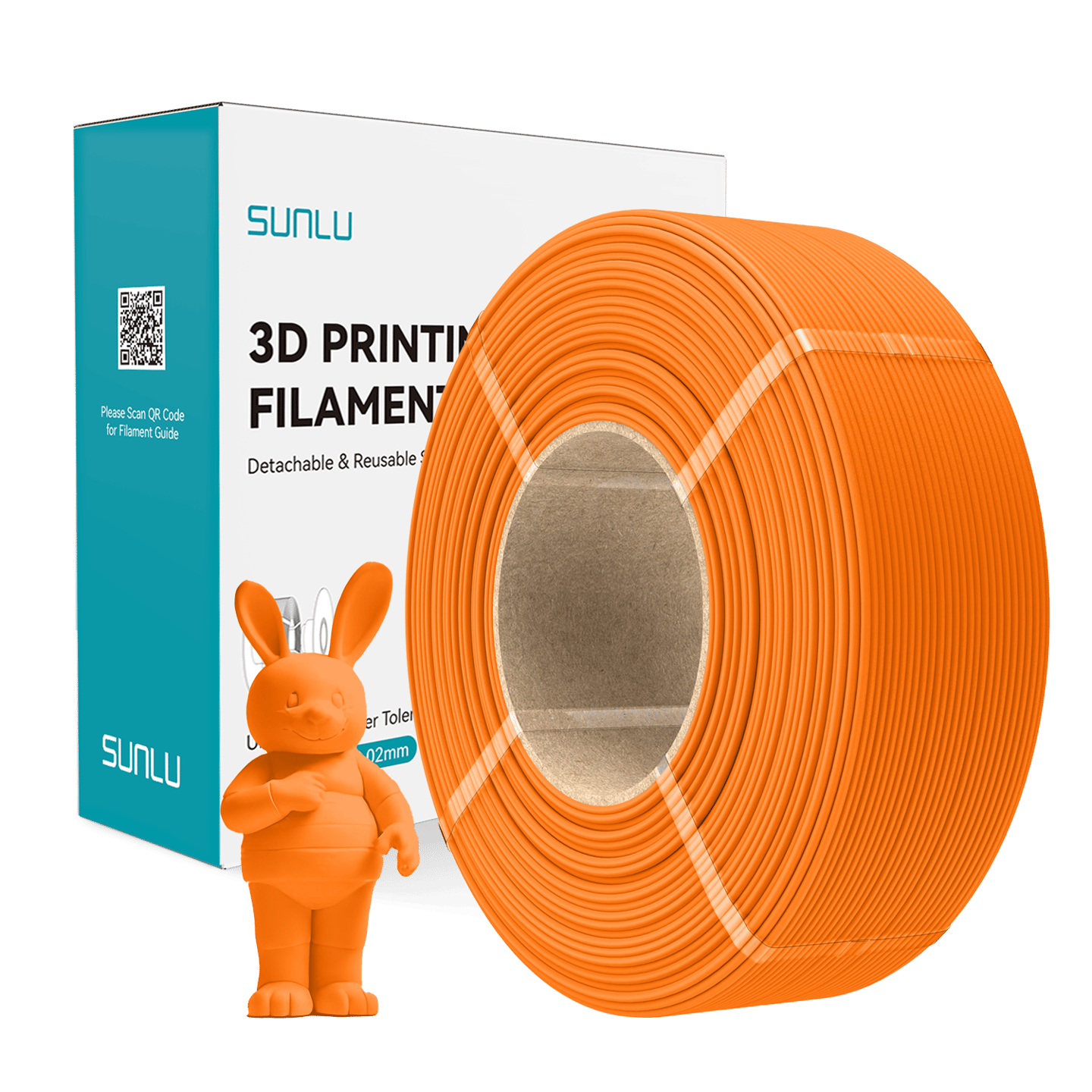 Sunlu Refill PLA Mat Filament Güneş Turuncu - 1 kg 1.75mm