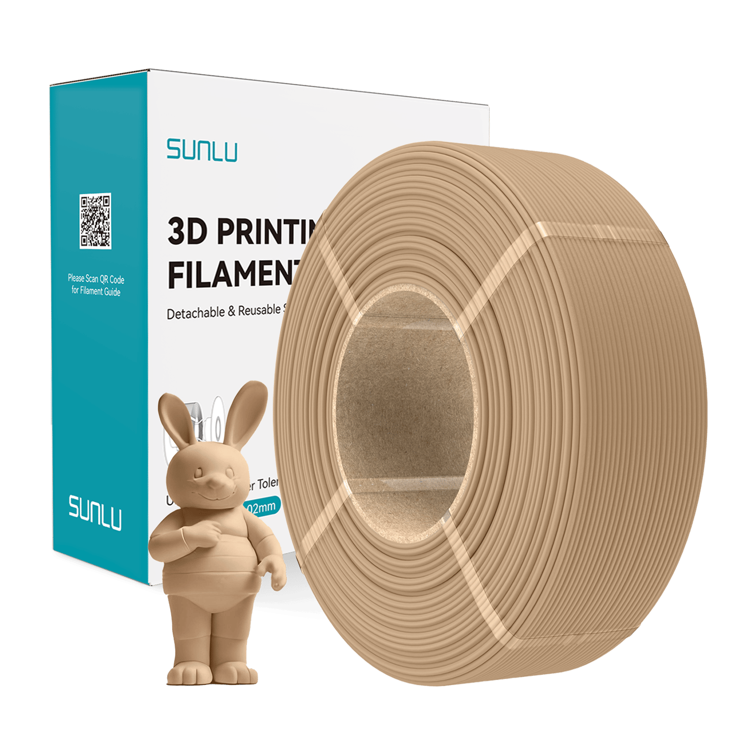 Sunlu Refill PLA Mat Filament Meşe - 1 kg 1.75mm