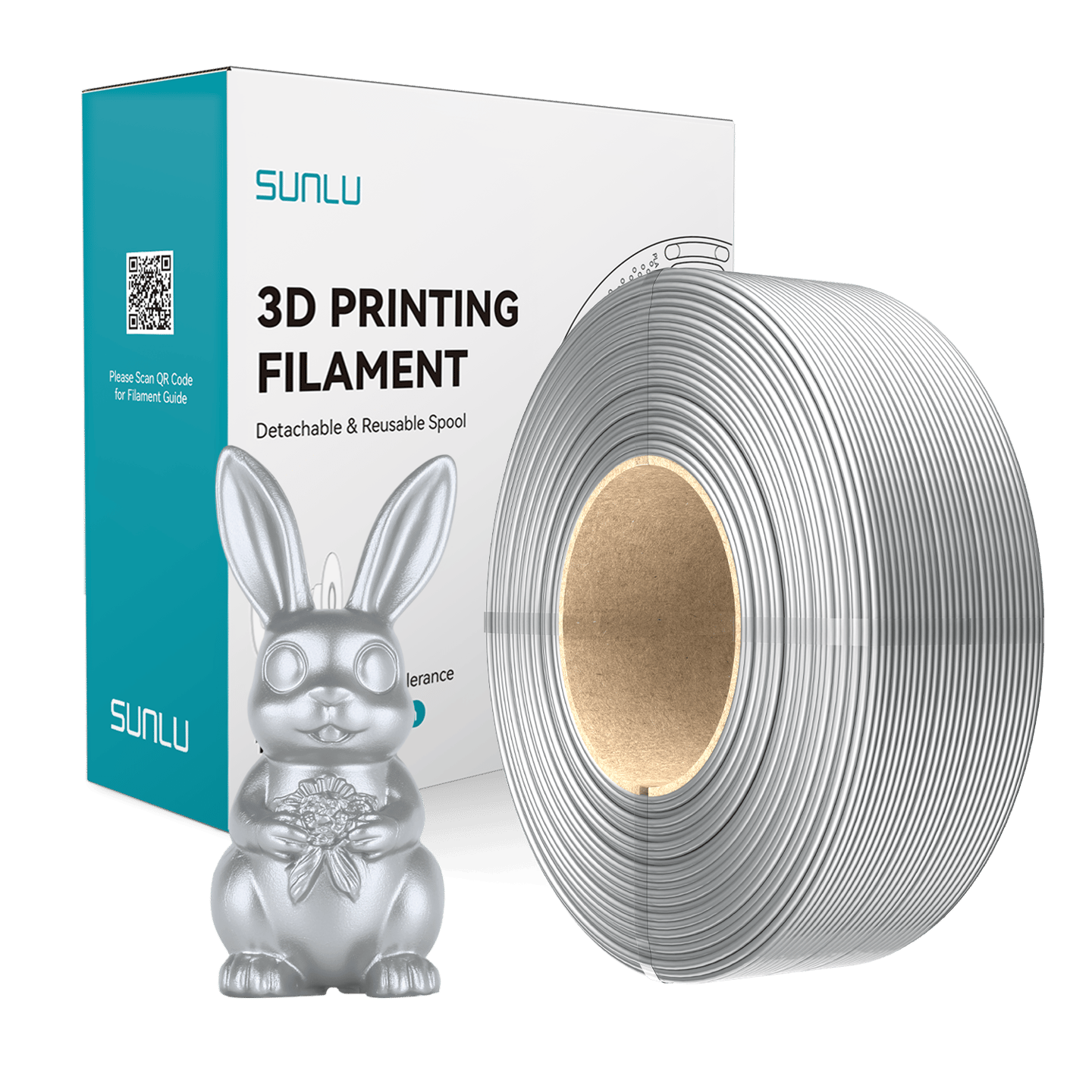 Sunlu Refill Silk PLA+ Gümüş