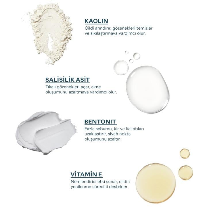 Arındırıcı Beyaz Kil Yüz Maskesi 100ml
