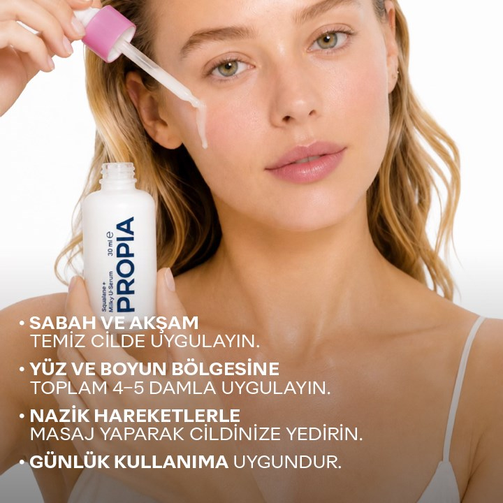 Squalane+ Milky U-Serum Süt Serum İkilisi 30 ml ve 10 ml