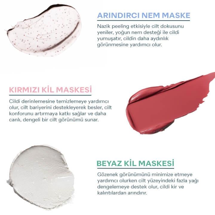 Üçlü Maske Set 