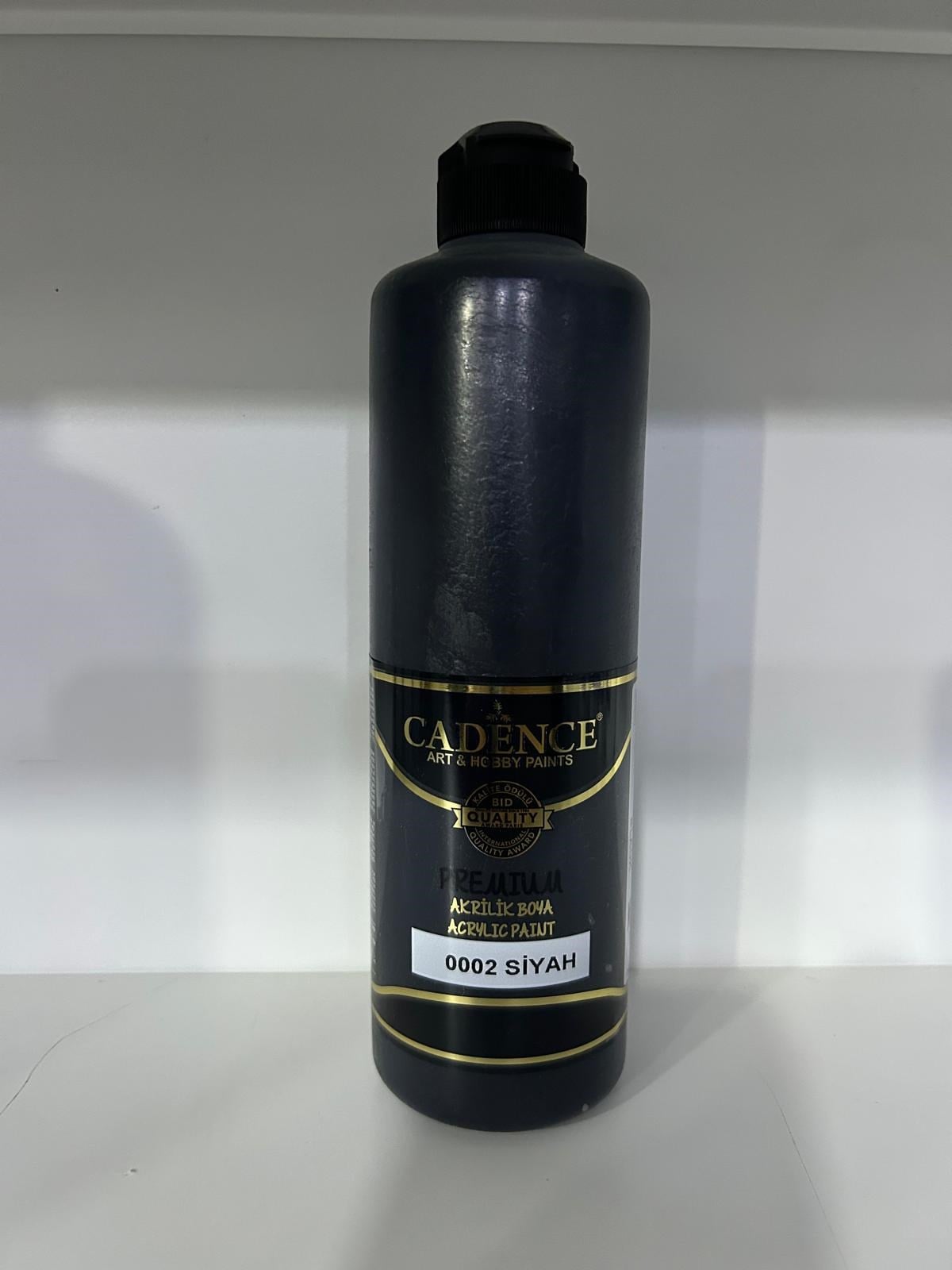 Premium Akrilik Boya 0002 Siyah500 ml