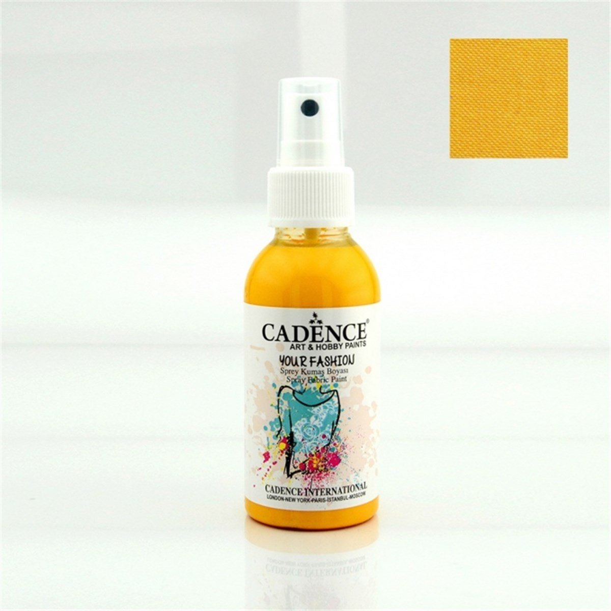 Fabric Spray Paint 1102 Sun Yellow 100ml