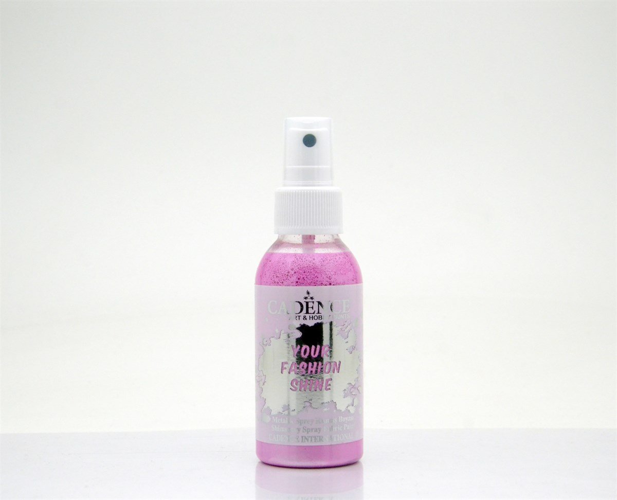 Краска-спрей для ткани Металлик Fs-1103 Розовый 100мл