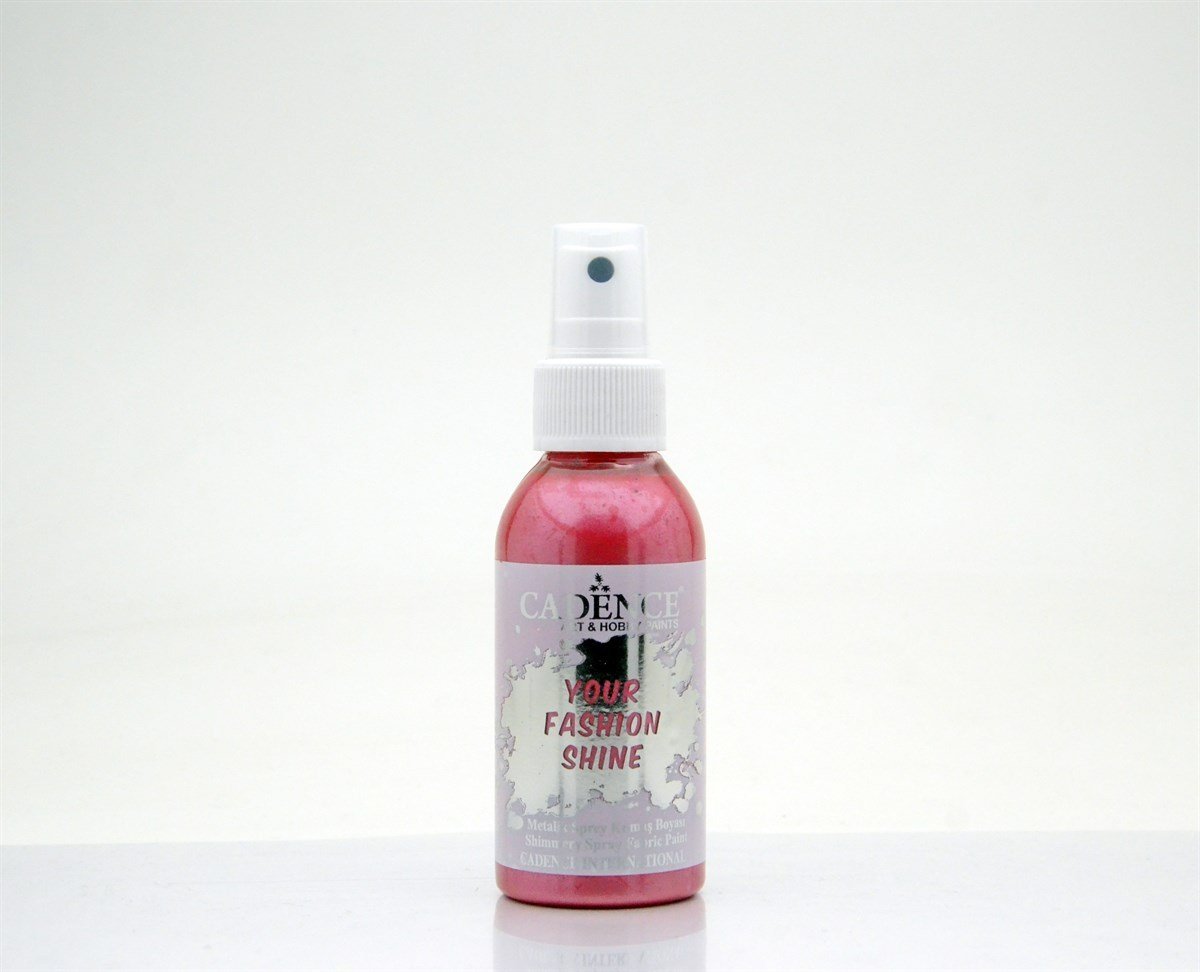 Краска-спрей для ткани Металлик Fs-1106 C. Красный 100мл