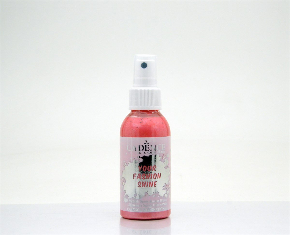 Fabric Spray Paint Metallic Fs-1107 Scarlet 100ml