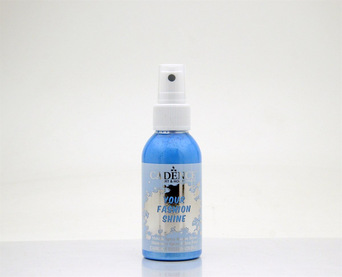 طلاء بخاخ للأقمشة معدني FS-1109 أزرق بحري 100 مل