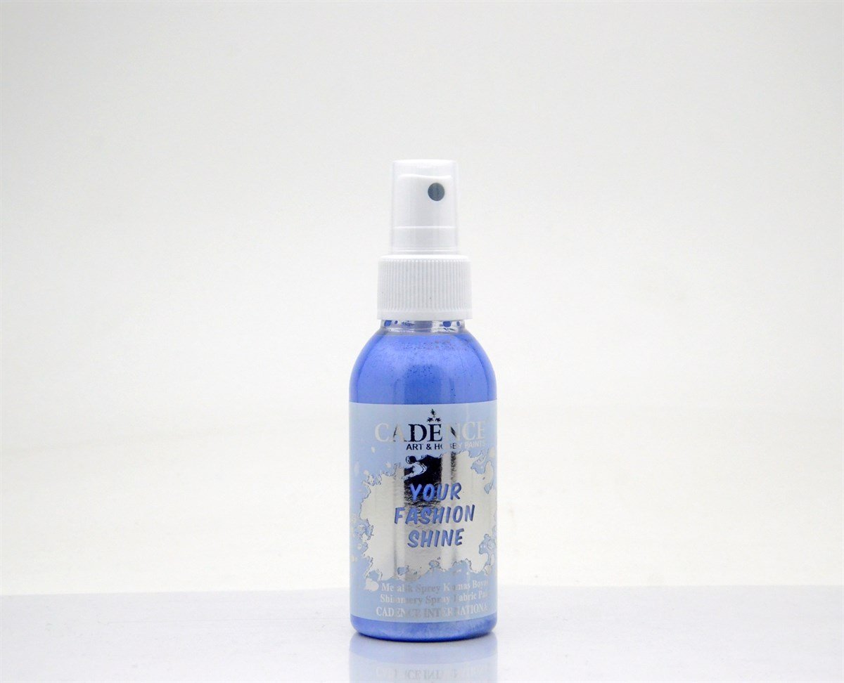 Аэрозольная краска для ткани Металлик Fs-1110 Королевский синий 100мл