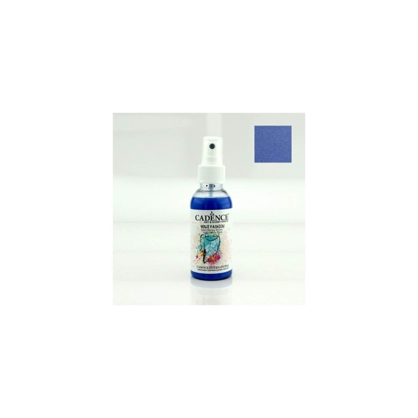 1110 Темно-Синяя Спрей-Ткань Синяя