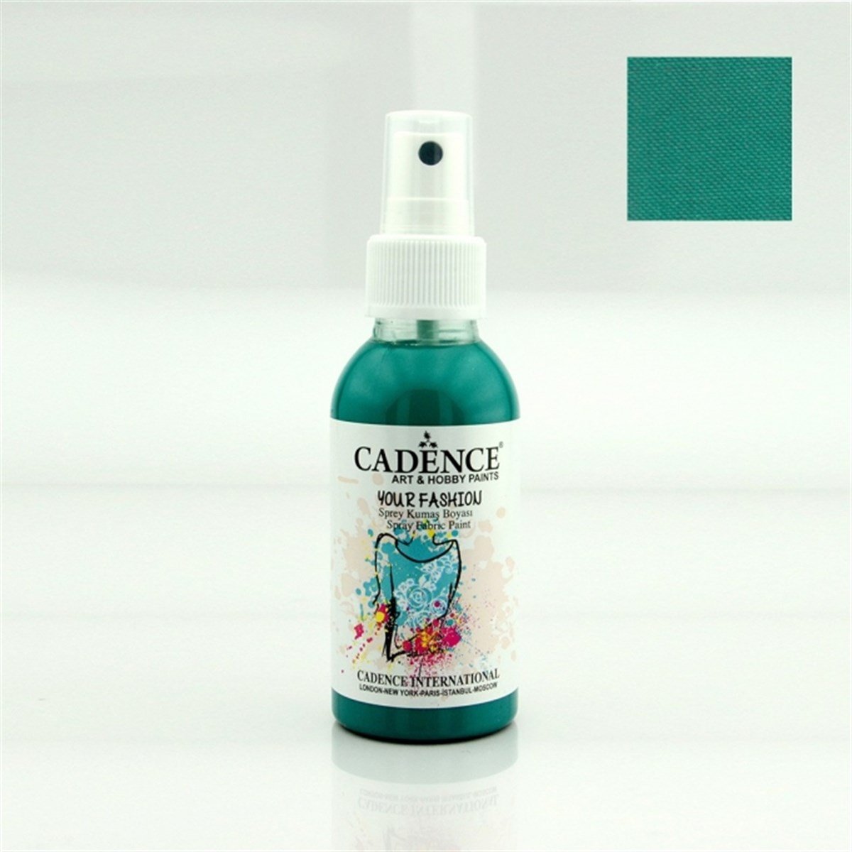 Fabric Spray Paint 1111 Green 100ml