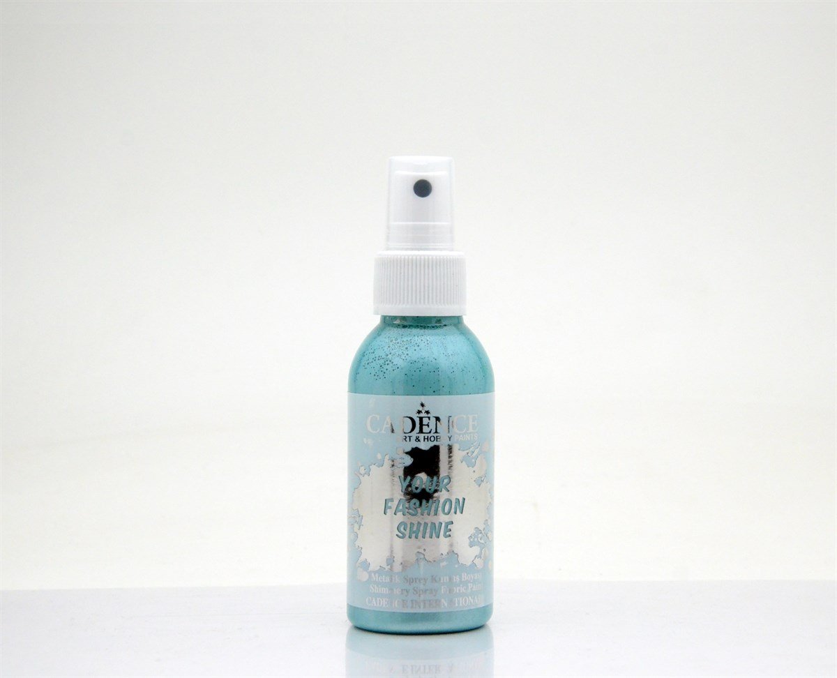 طلاء بخاخ للأقمشة ميتاليك Fs-1115 تركواز 100 مل