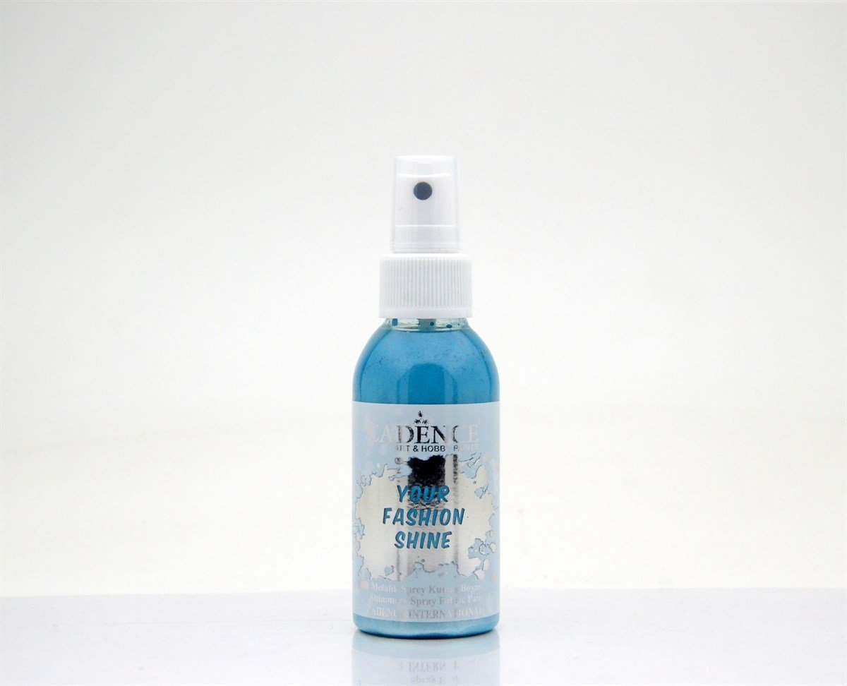 طلاء بخاخ للأقمشة معدني FS-1116 تركواز داكن 100 مل