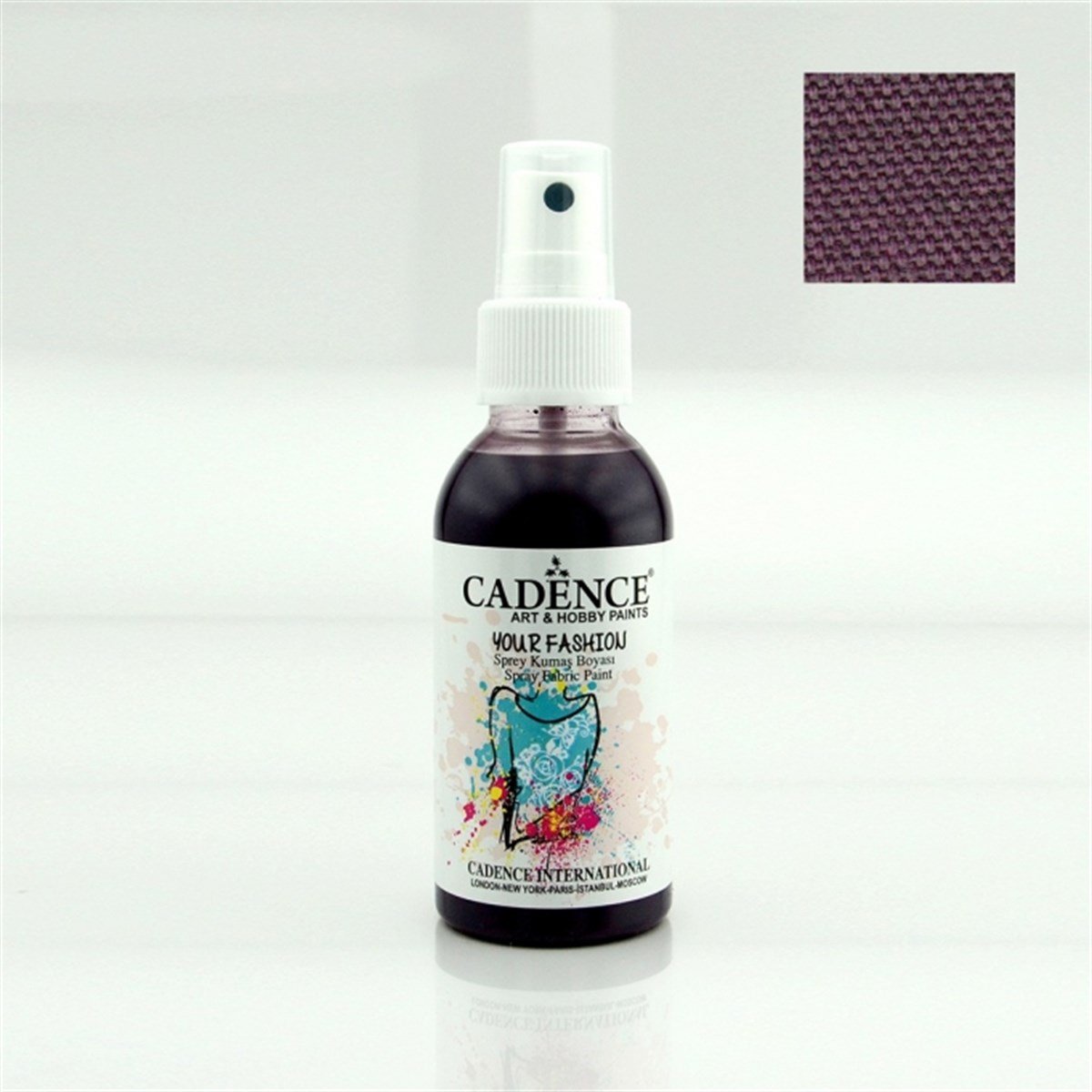 Fabric Spray Paint 1117 Eggplant 100ml