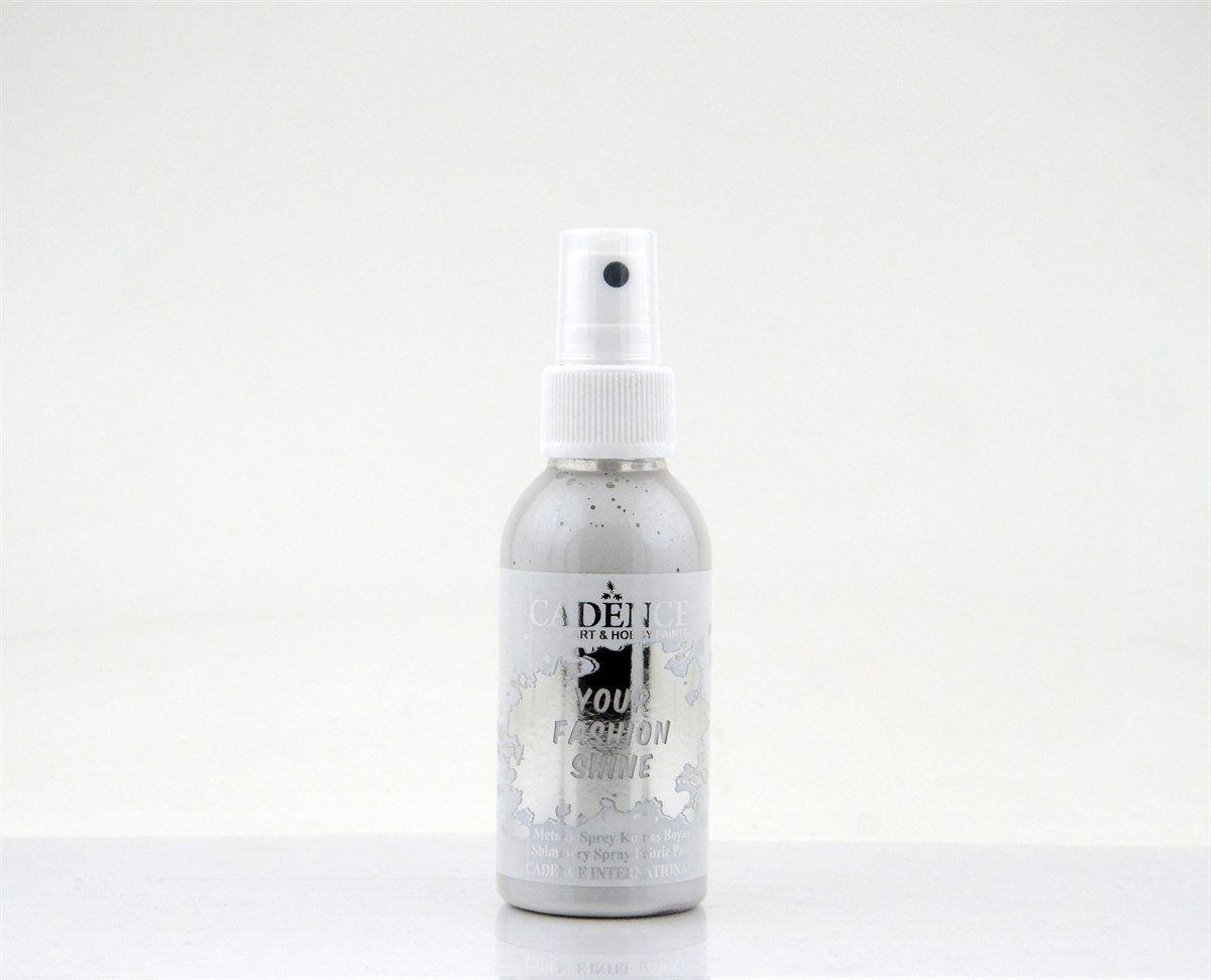 Краска-спрей для ткани Металлик Fs-1121 Серебро 100мл