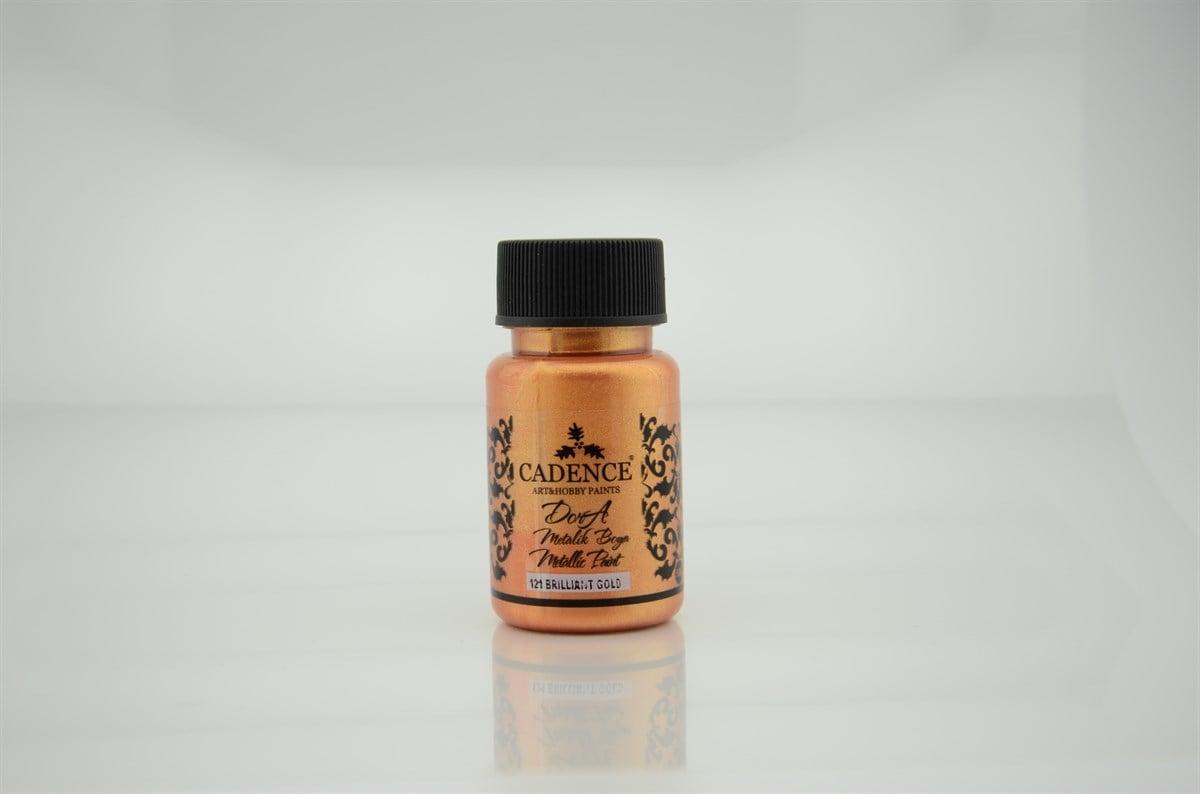 Dora Metallic Paint 121 Brilliant Gold 50ml