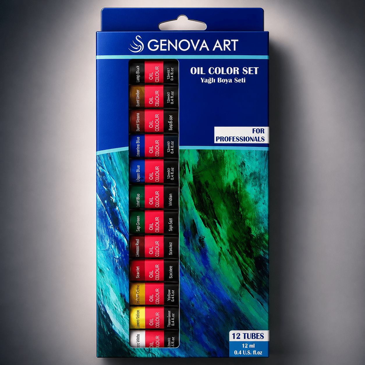 CENOVA ART 12'Lİ YAĞLI BOYA SET 12 ML