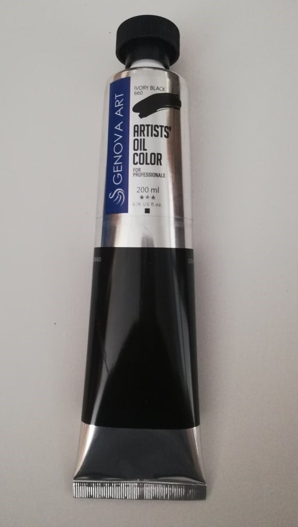 Genova Yağlı Boya 200 ML 660 İvory Black