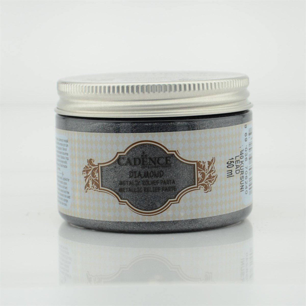 1840 معجون تخفيف معدني باللون الرمادي الماسي