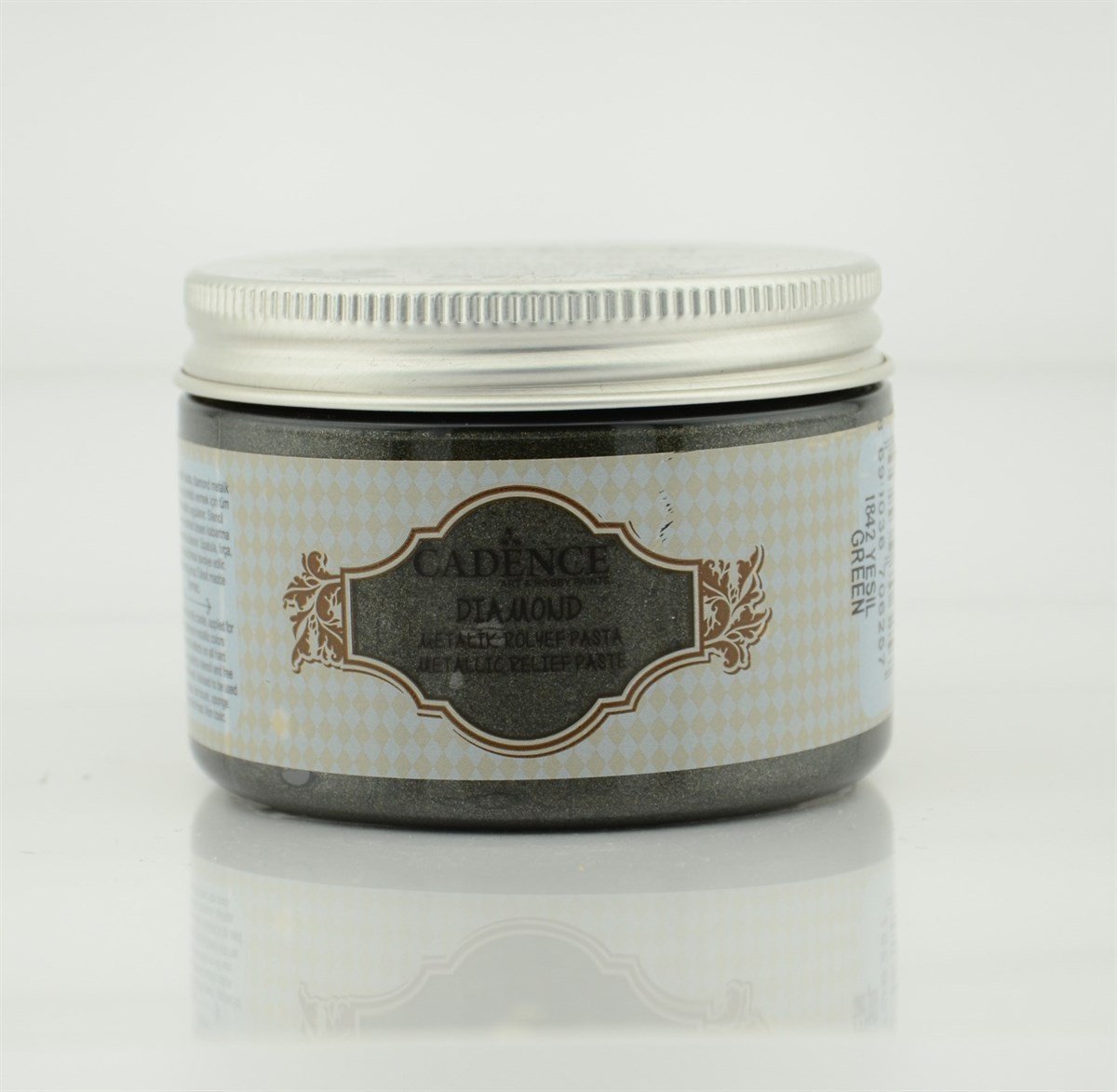 1842 Рельефная паста с эффектом металлик Green Diamond