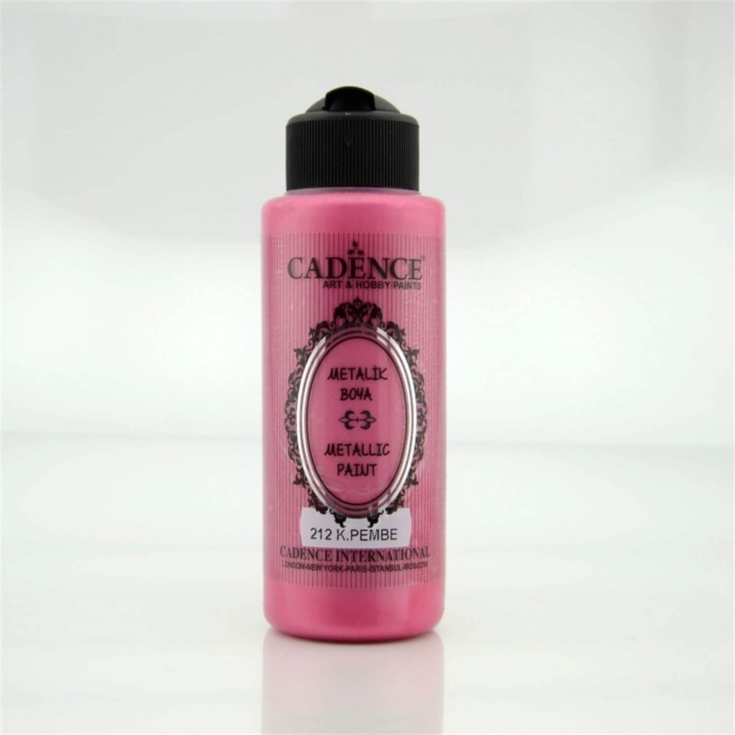 Metallic Pearlescent Paint 212 Dark Pink 120ml